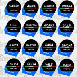 Cuffia Piscina con Nome in Silicone | 790+ Nomi | Swimmershop 2