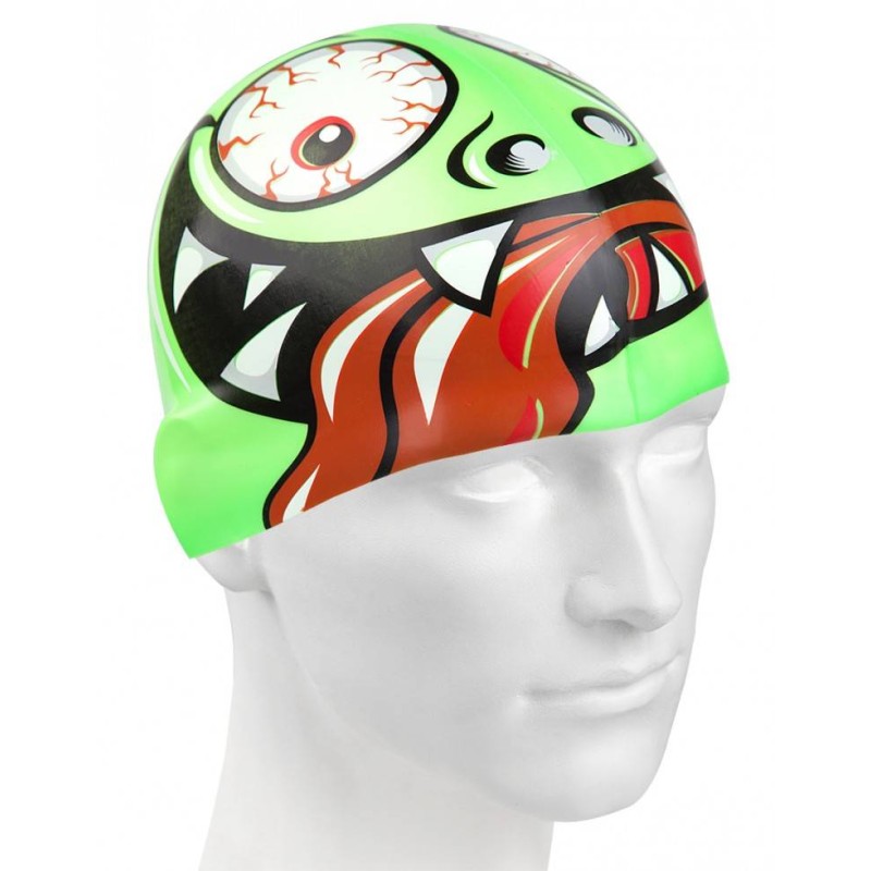 Cuffia piscina silicone Green Face Mad Wave