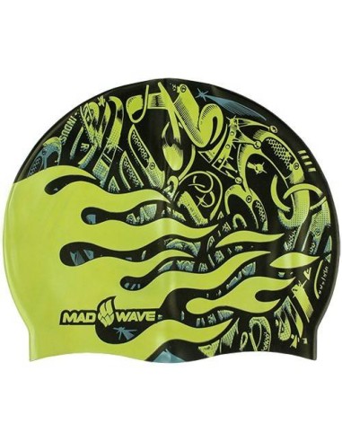 Cuffia piscina silicone Fire Mad Wave