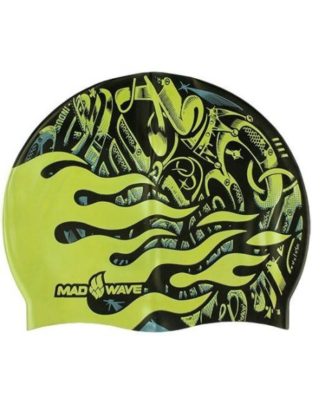 Cuffia piscina silicone Fire Mad Wave