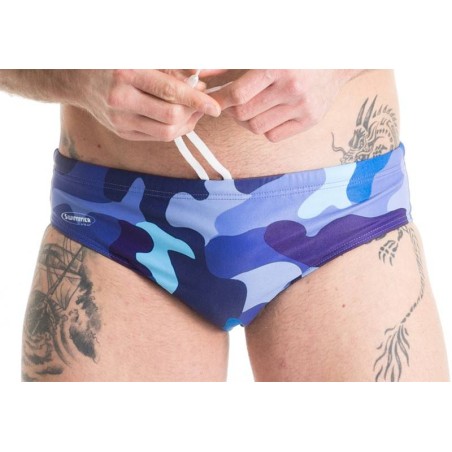 Costume da allenamento Uomo Blue Camo by SwimmerWear