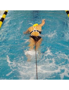 Elastico per il Nuoto Frenato con cintura lungo |Qualità elevata