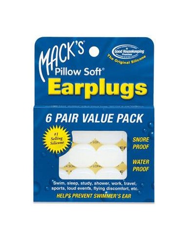 EAR PLUG Tappi Orecchie piscina per Nuoto in silicone 6 pz