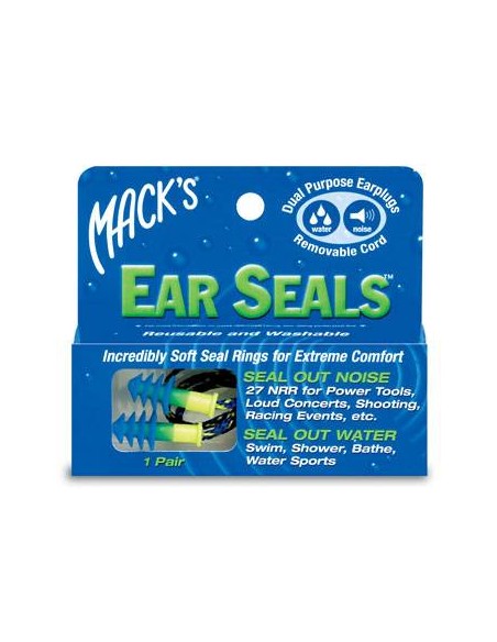 EAR PLUG Tappi per Orecchie Nuoto MACKS - Escludi Acqua e Rumore | Swimmershop