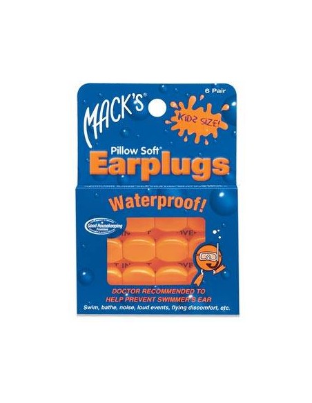 Tappi Orecchie Piscina Bambini EAR PLUG Mack's 6pz | Swimmershop