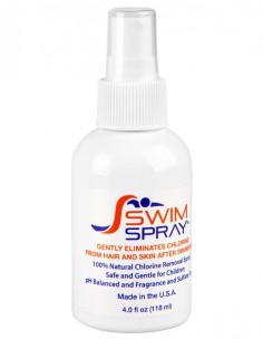 Spray anti cloro nuoto elimina residui da pelle e capelli