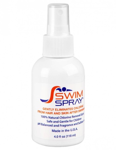 Spray anti cloro nuoto elimina residui da pelle e capelli