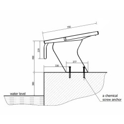 Blocco partenza piscina omologato antisicvolo 2