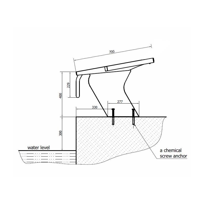 Blocco partenza piscina omologato antisicvolo