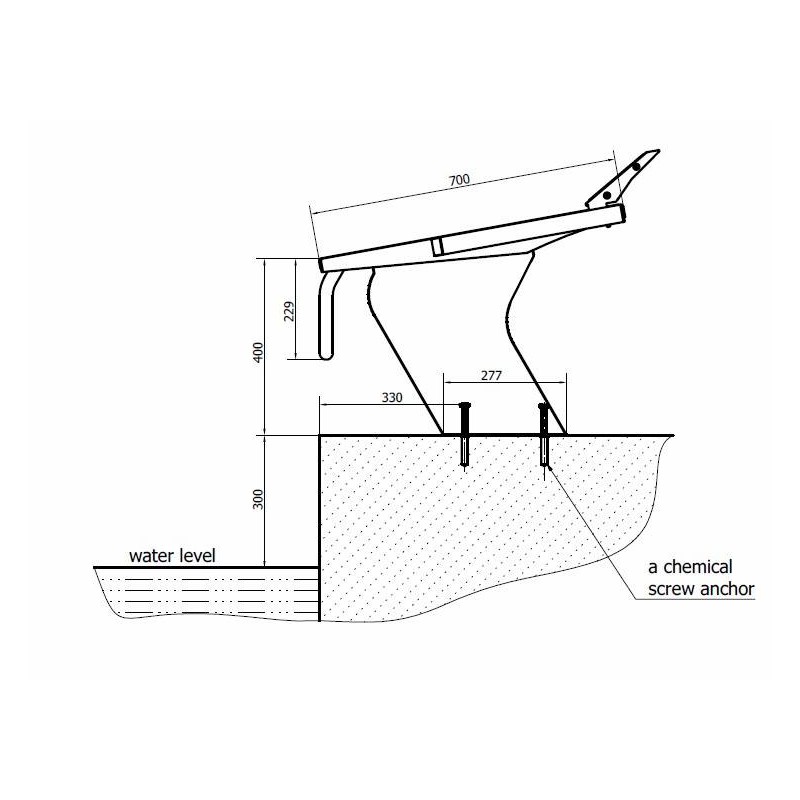 Blocco partenza Trackstart piscina omologato