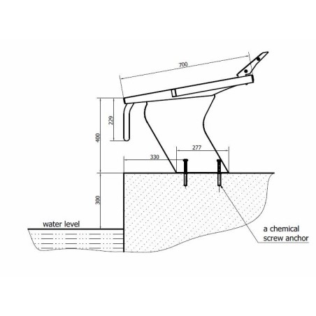 Blocco partenza Trackstart piscina omologato