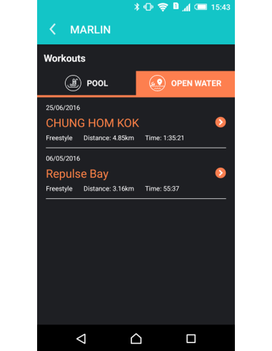 Marlin tracker GPS nuoto parlante a conduzione ossea