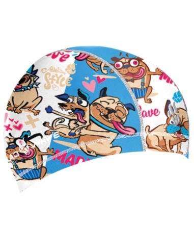 Cuffia Piscina Bambino in Tessuto - Funky Dogs | Acquista Online
