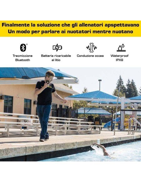 Comunicatore per nuotatori e allenatore Coach communicator