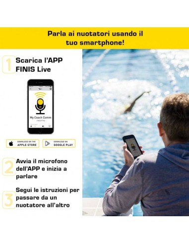 Comunicatore per nuotatori e allenatore Coach communicator