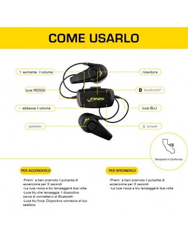 Comunicatore per nuotatori e allenatore Coach communicator
