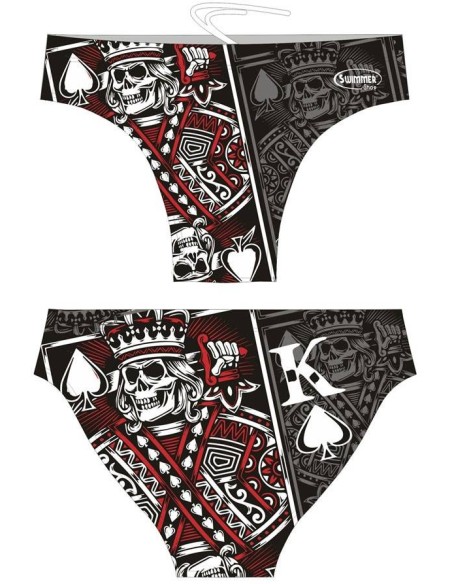 Costume Turbo Uomo Nuoto Piscina Card Skull | Swimmershop