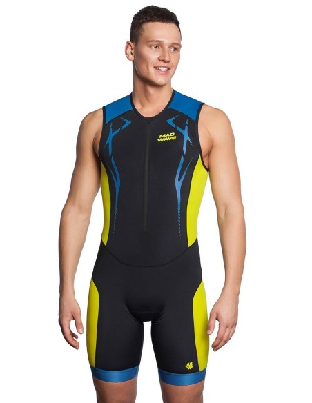 Body Triathlon Uomo con Imbottitura da Running