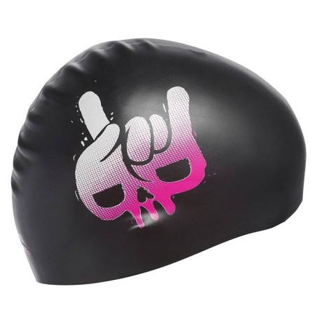 Cuffia Piscina Skull Reversibile con Teschio