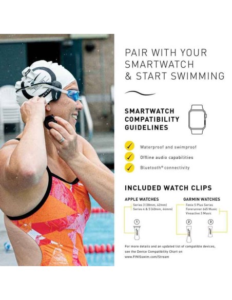 Auricolari STREAM Finis per Smartwatch