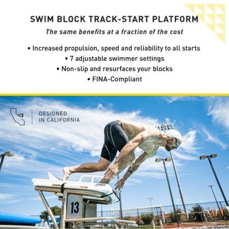 Pedana con Track Start Adattabile per Blocco di Partenza