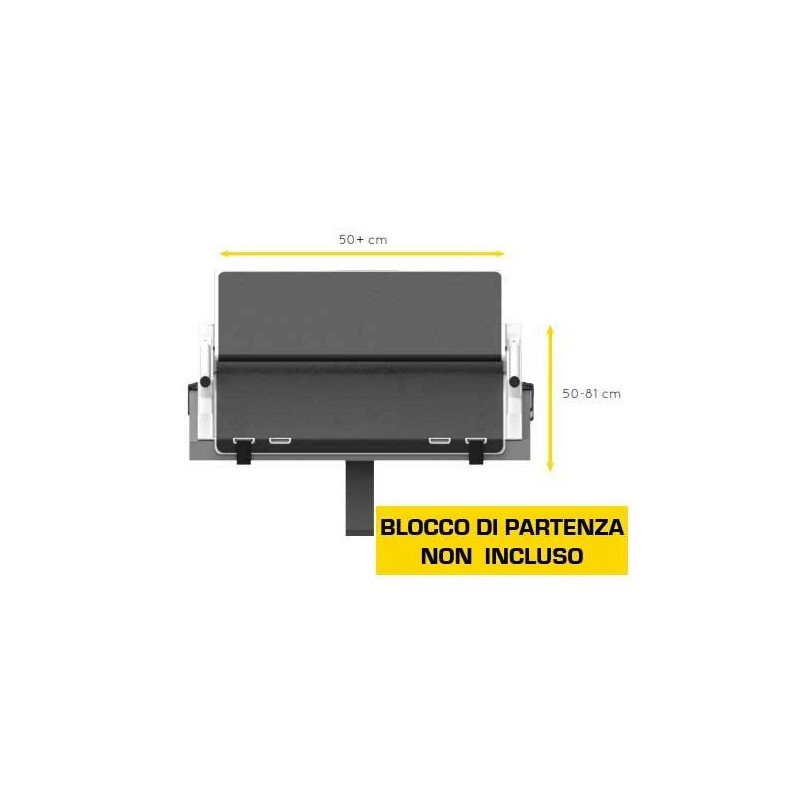 Pedana con Track Start Adattabile per Blocco di Partenza