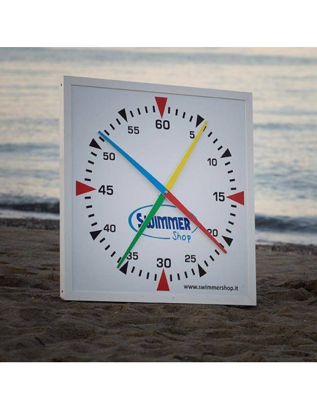 Contasecondi Piscina 4 Lancette Colorate 100 cm | Swimmershop