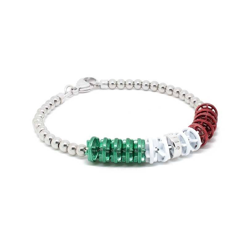 Bracciale Corsia Piscina Bronzo e Alluminio