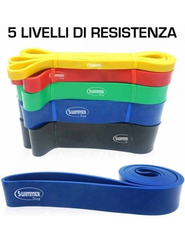 Set Bande Elastiche Fitness Completo 5 pezzi