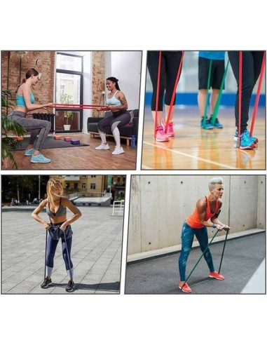 Set Bande Elastiche Fitness Completo 5 pezzi