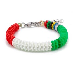 Bracciale Corsia Piscina in Bronzo e Plastica Riciclata 2