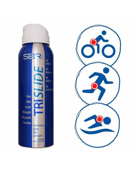 Spray anti irritante Trislide anti abrasioni triathlon nuoto
