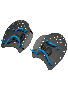 palette nuoto per principianti e agonisti con cinturini blu SwimmerWear