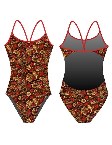 Costume Intero Donna Nuoto FIRE DRAGON