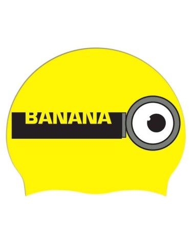 Cuffia piscina minions banana in silicone