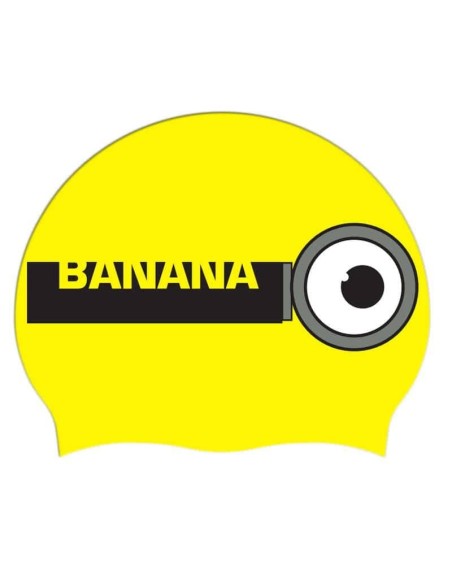 Cuffia piscina minions banana in silicone