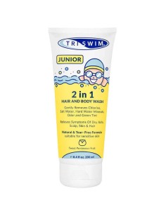Bagnoschiuma Shampoo anticloro JUNIOR 2 in 1 Triswim