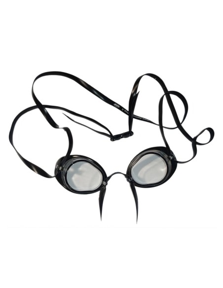 Occhialini svedesi gommati antiappannamento SwimmerWear con lenti light smoke