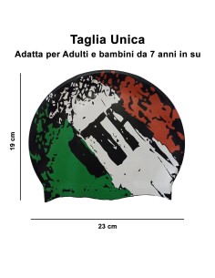 Cuffia Piscina Italia in Silicone Unisex | Alta QualitÃ  2