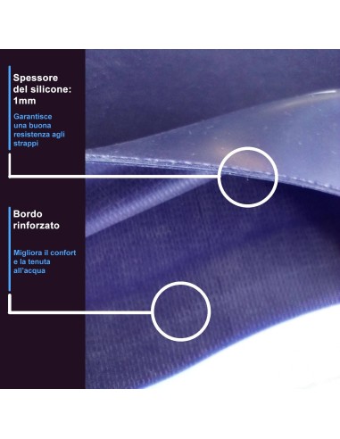 Cuffia Piscina Italia in Silicone Unisex | Alta QualitÃ 