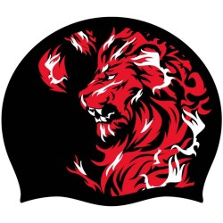 Cuffia Nuoto in SIlicone Rising Lion