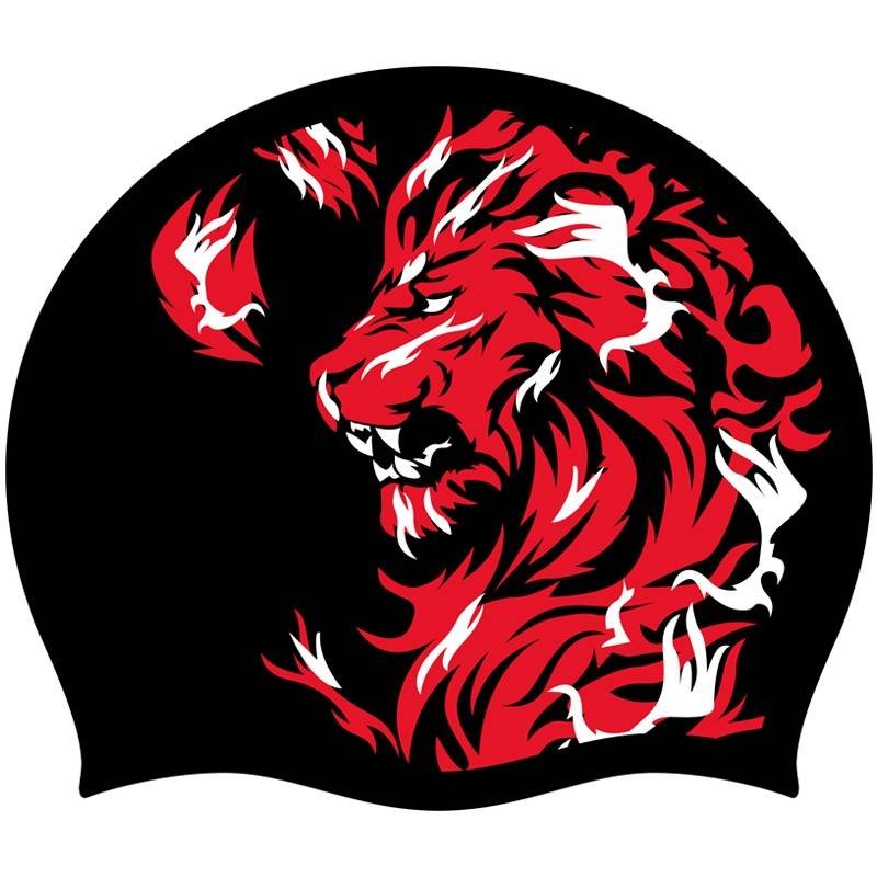 Cuffia Nuoto in SIlicone Rising Lion