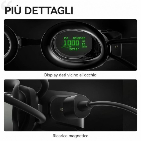Holoswim 2 PRO Occhialini Nuoto Smart con AI
