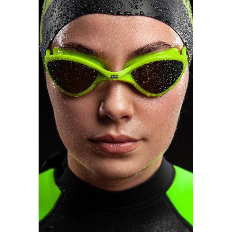 Occhialini Nuoto Specchiati MadWave Rapid COMP Rainbow