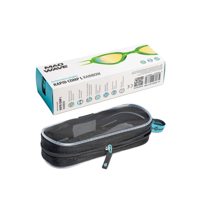 Occhialini Nuoto Specchiati MadWave Rapid COMP Rainbow