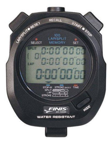 Cronometro FINIS 100 Memorie 3 linee display