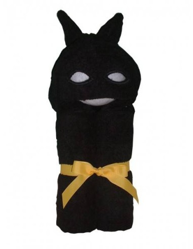 Asciugamano Mask Black con cappuccio