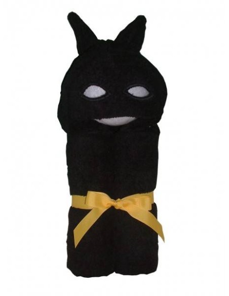 Asciugamano Mask Black con cappuccio