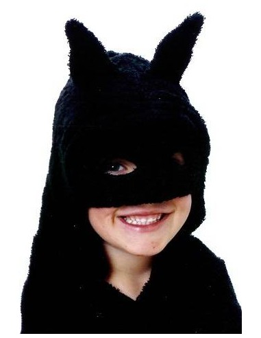 Asciugamano Mask Black con cappuccio