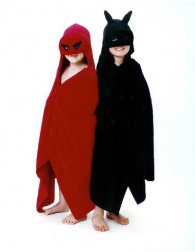 Asciugamano Mask Black con cappuccio